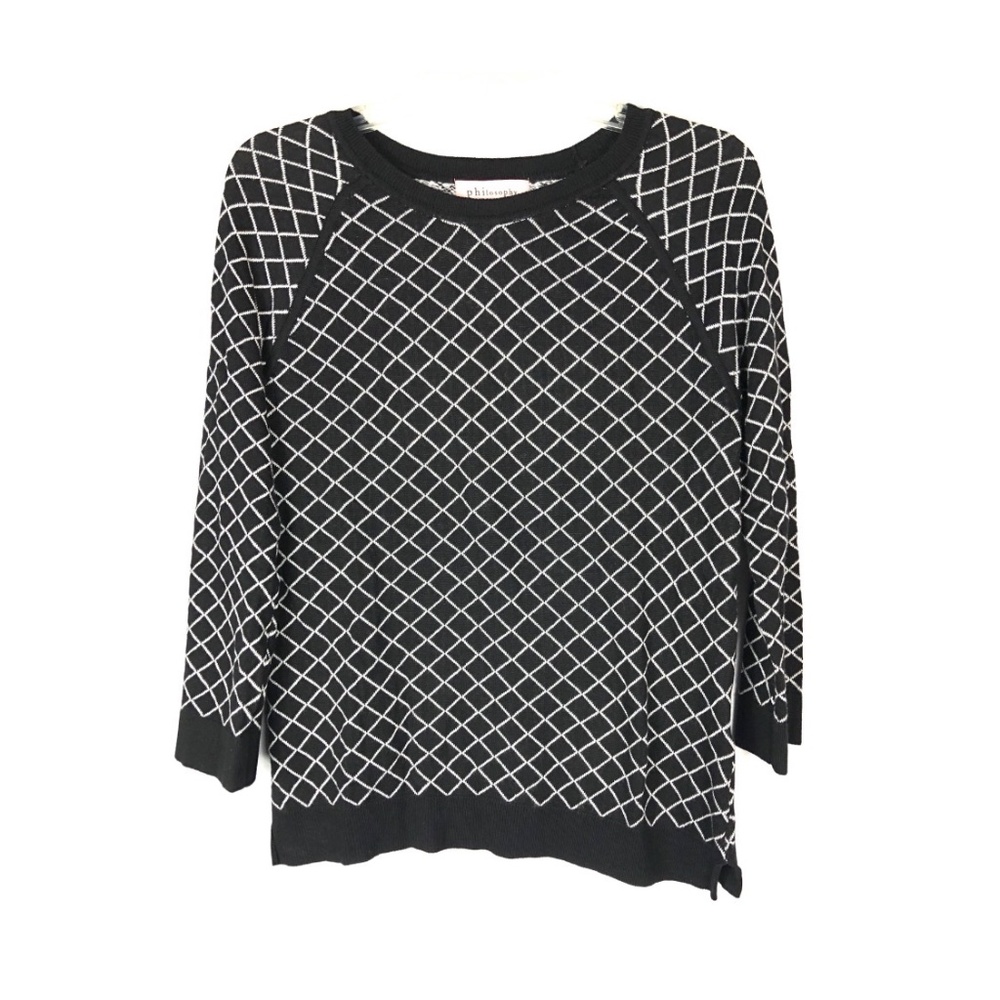 NWT Philosophy 3/4 length sleeve knit sweater - Picture 2 of 4